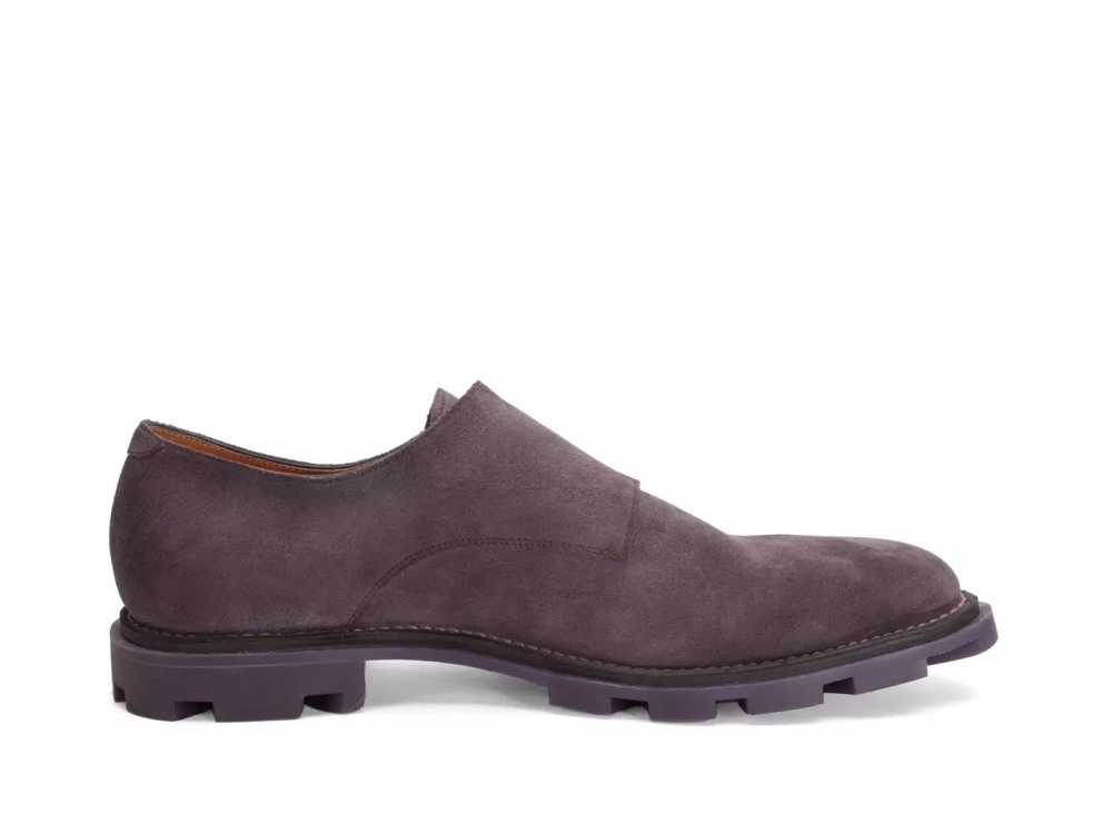 John Fluevog Collingtree - Mauve | Classic Double Monk Straps