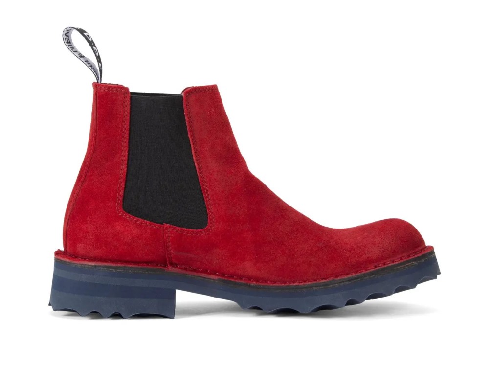 John Fluevog Newman - Red | Comfy Chelsea Boots