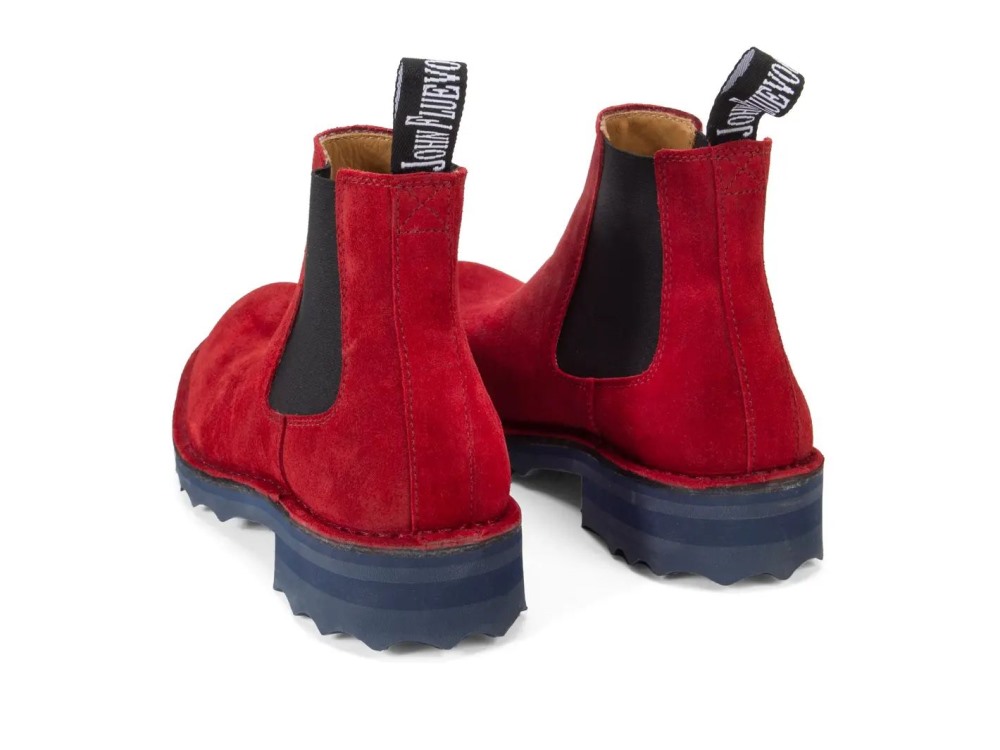 John Fluevog Newman - Red | Comfy Chelsea Boots