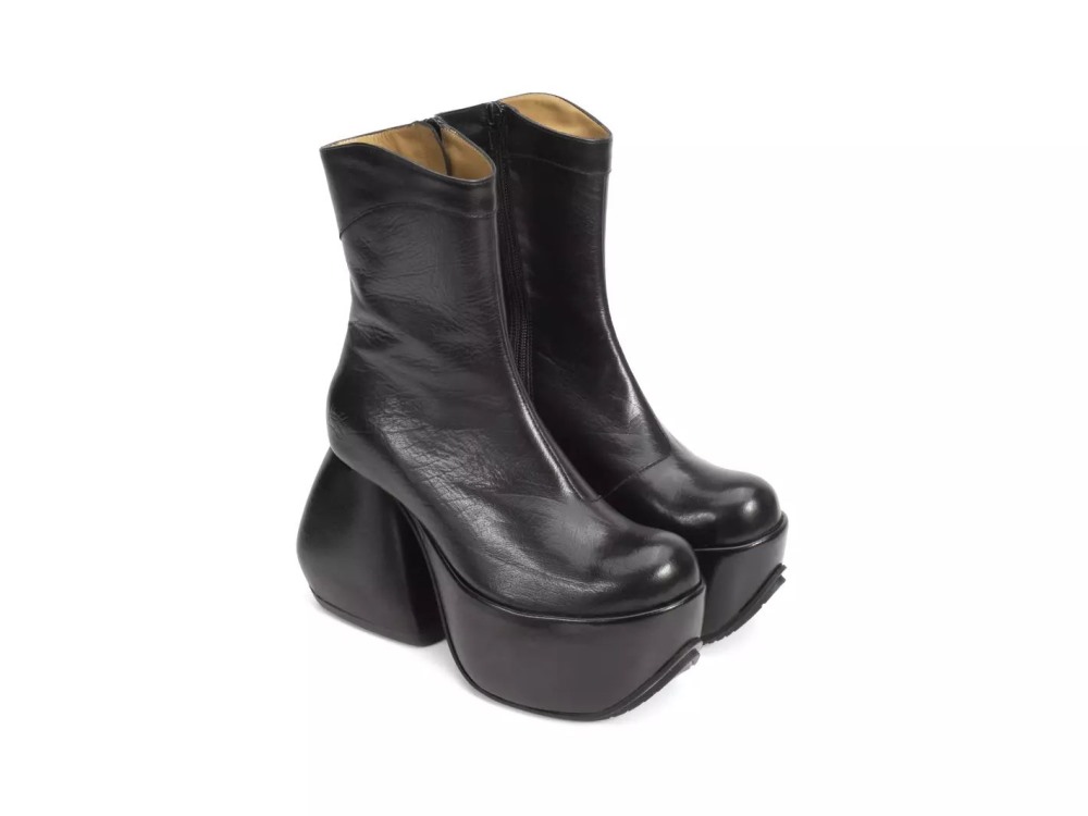 John Fluevog Jive - Black | Mid-Calf Platform Boots