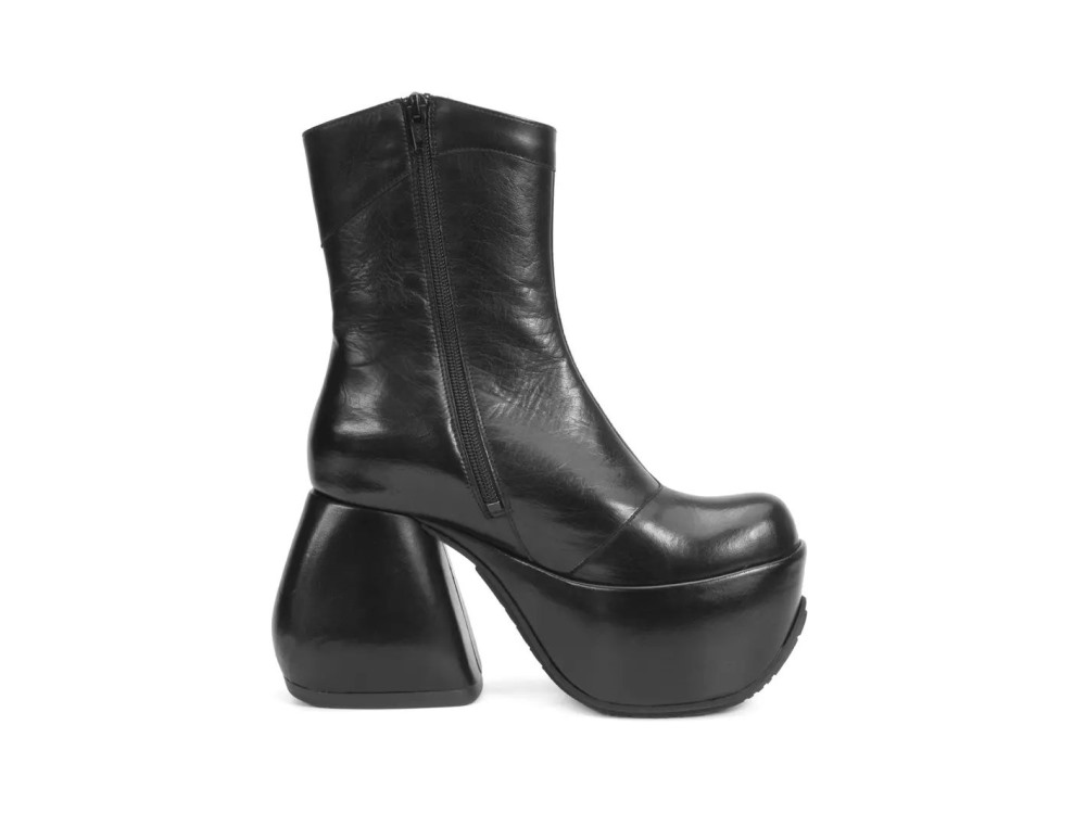 John Fluevog Jive - Black | Mid-Calf Platform Boots