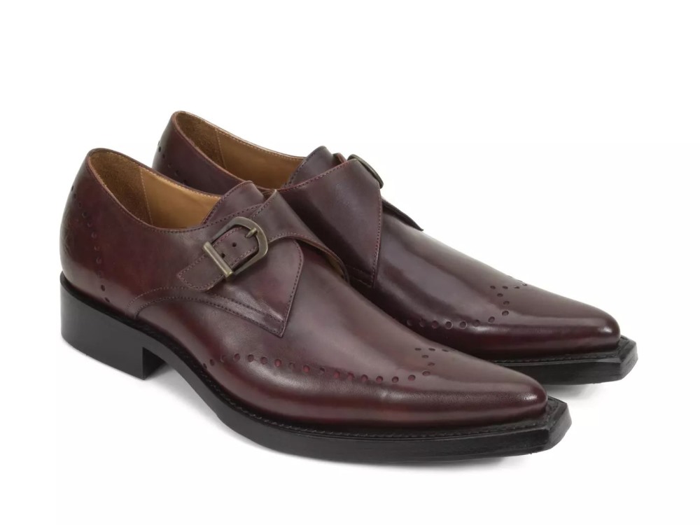John Fluevog Nordfjord - Brown | Single Monk Strap Shoes