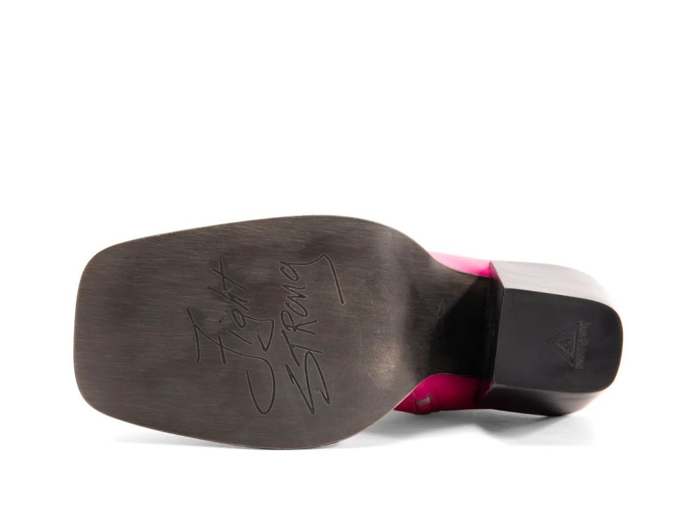 John Fluevog Olivia - Pink | Zip-Up Ankle Boots with Laces