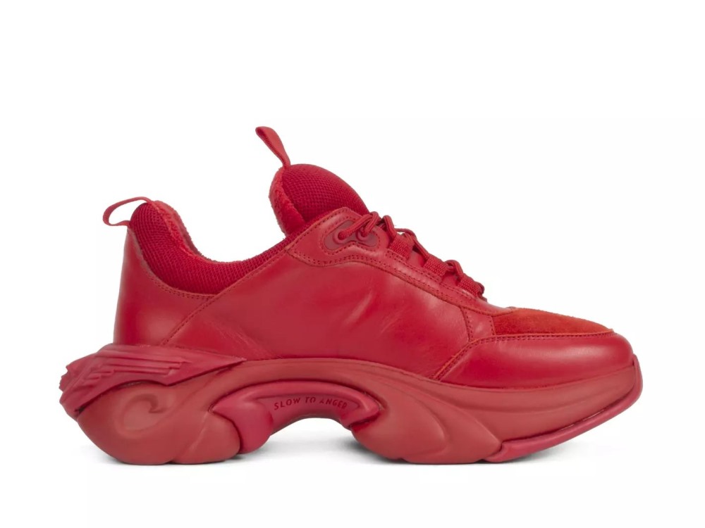 John Fluevog Duesy - Red | Chunky Sneakers