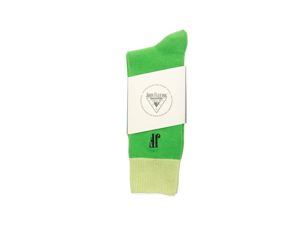John Fluevog Argyle Vog Socks - Green | Argyle Socks