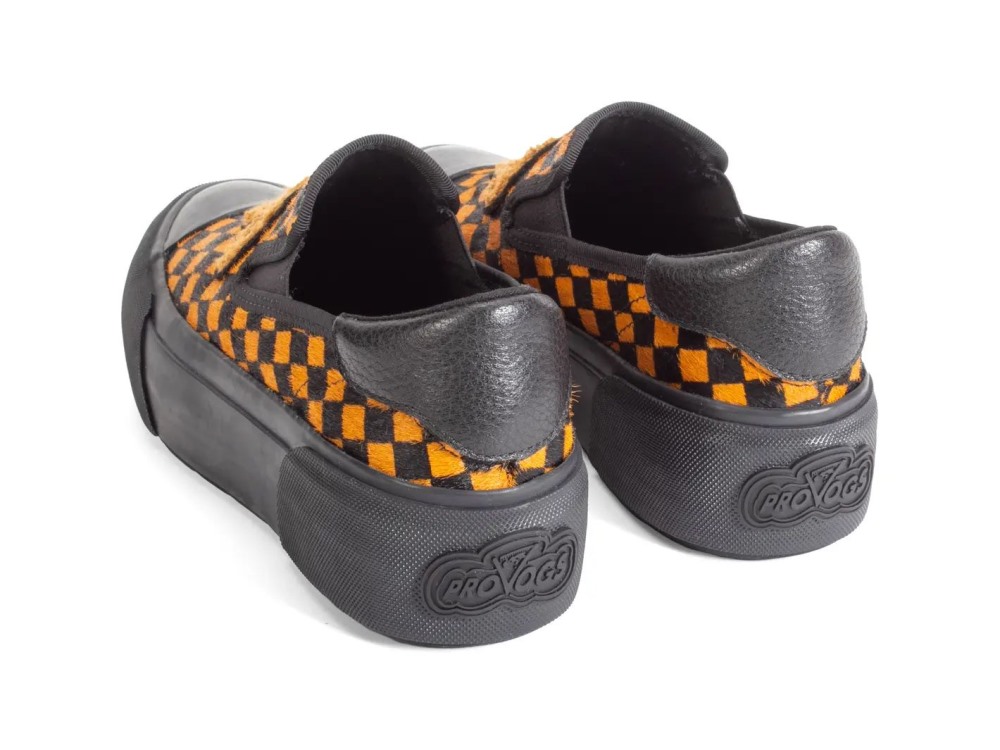 John Fluevog Willett - Black/Brown | Casual Slip-On Shoes