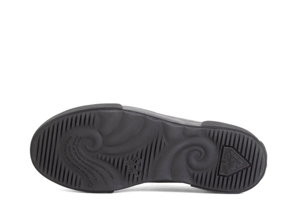 John Fluevog Willett - Black/Brown | Casual Slip-On Shoes