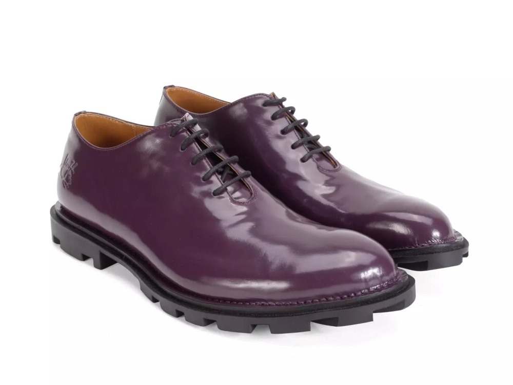 John Fluevog Hunsbury Meadow - Purple | Simple Lace-Up Shoes