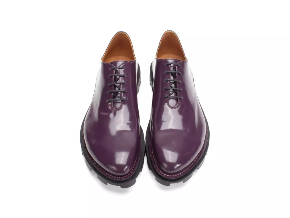 John Fluevog Hunsbury Meadow - Purple | Simple Lace-Up Shoes