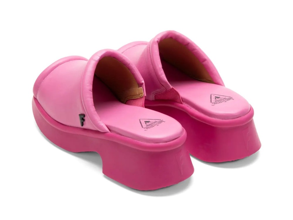 John Fluevog Bergeron - Pink | Comfy Slide Sandals