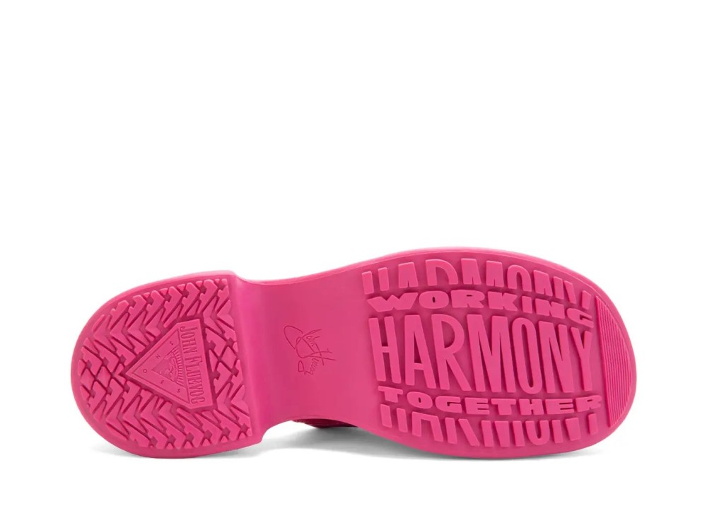 John Fluevog Bergeron - Pink | Comfy Slide Sandals