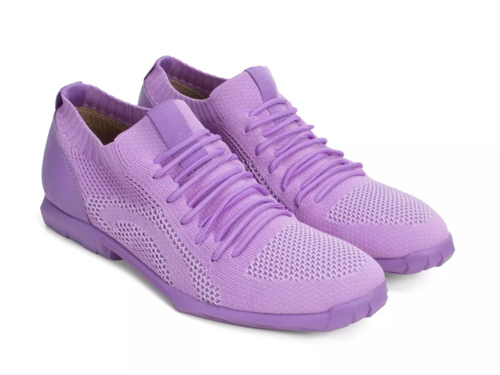John Fluevog Nova - Purple | Elastic Lace-Up Vegan Shoes