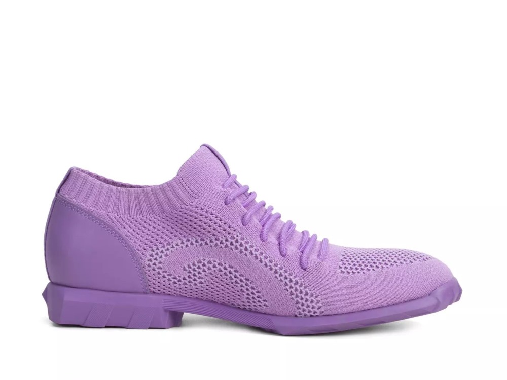 John Fluevog Nova - Purple | Elastic Lace-Up Vegan Shoes