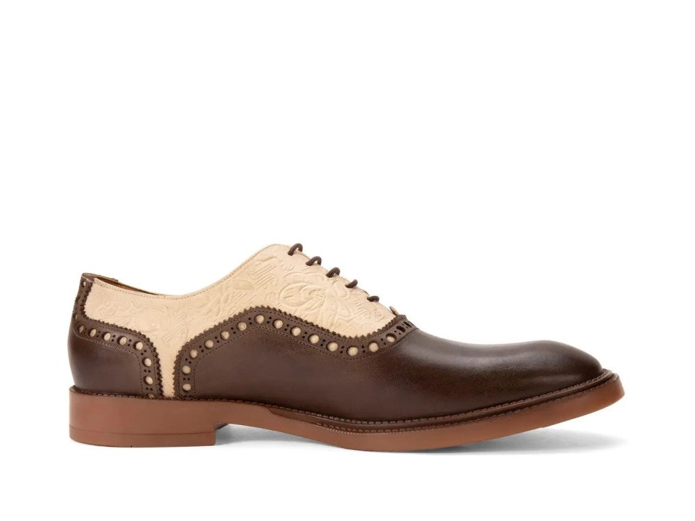 John Fluevog Manager - Brown | Classy Brogue Shoes