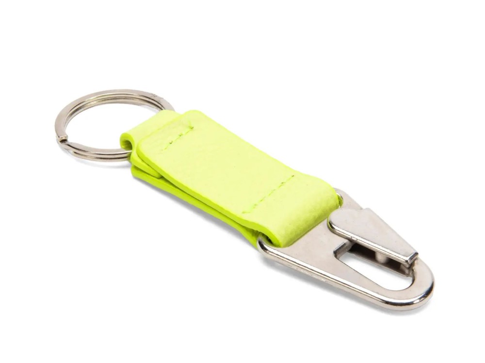 John Fluevog Wocket - Neon Yellow | Simple Keychain With Clip