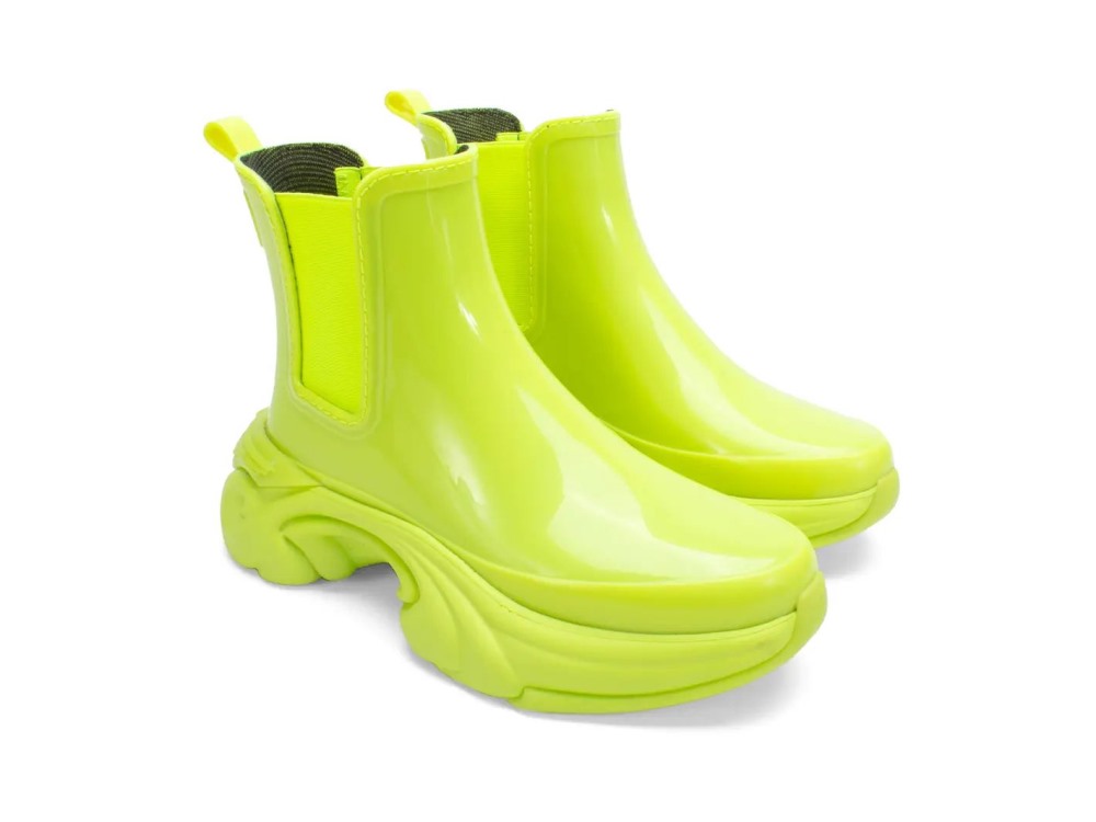 John Fluevog Fury - Yellow Vegan | Chelsea Rain Boots