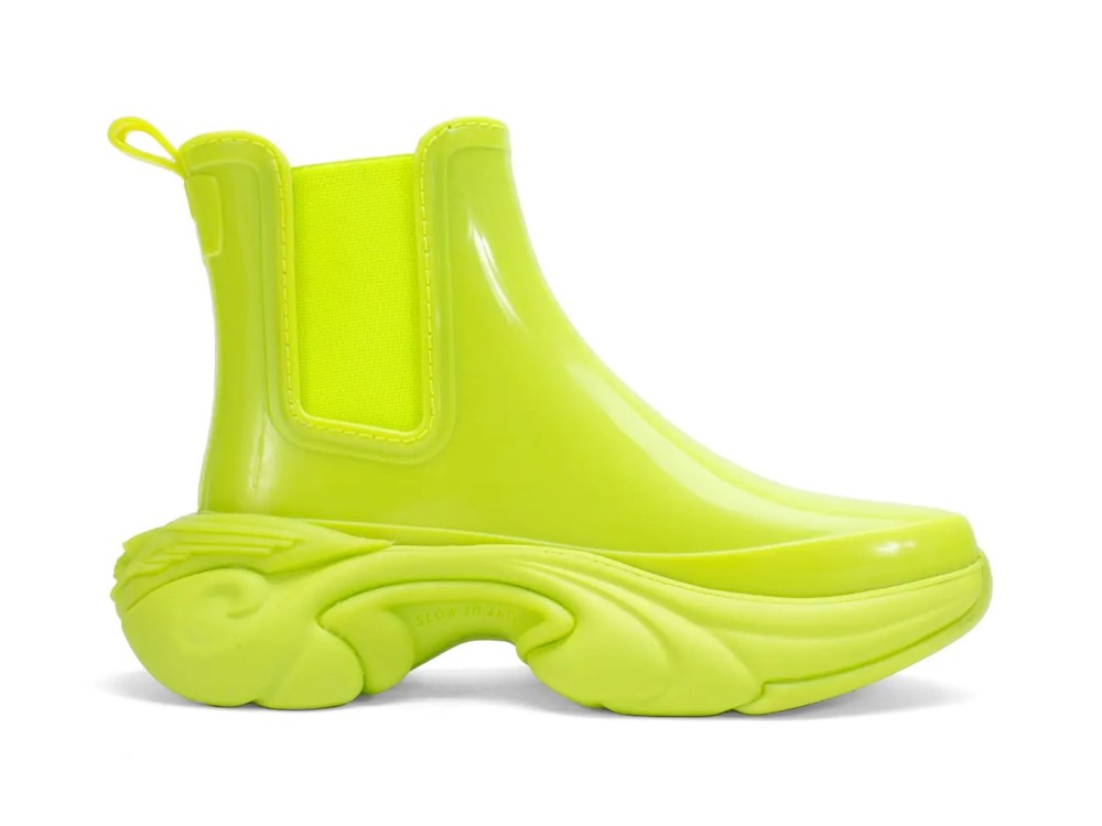 John Fluevog Fury - Yellow Vegan | Chelsea Rain Boots