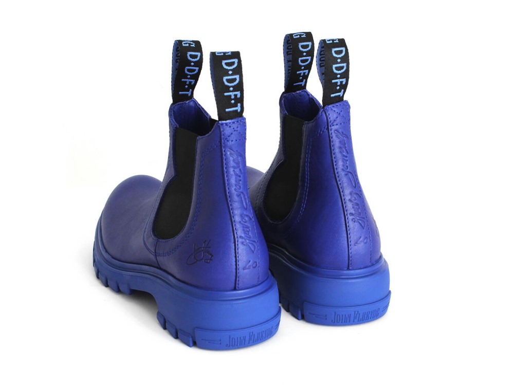 John Fluevog Jeudi - Blue | Chelsea Boots