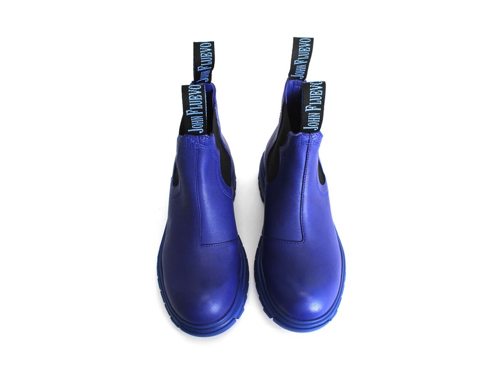 John Fluevog Jeudi - Blue | Chelsea Boots