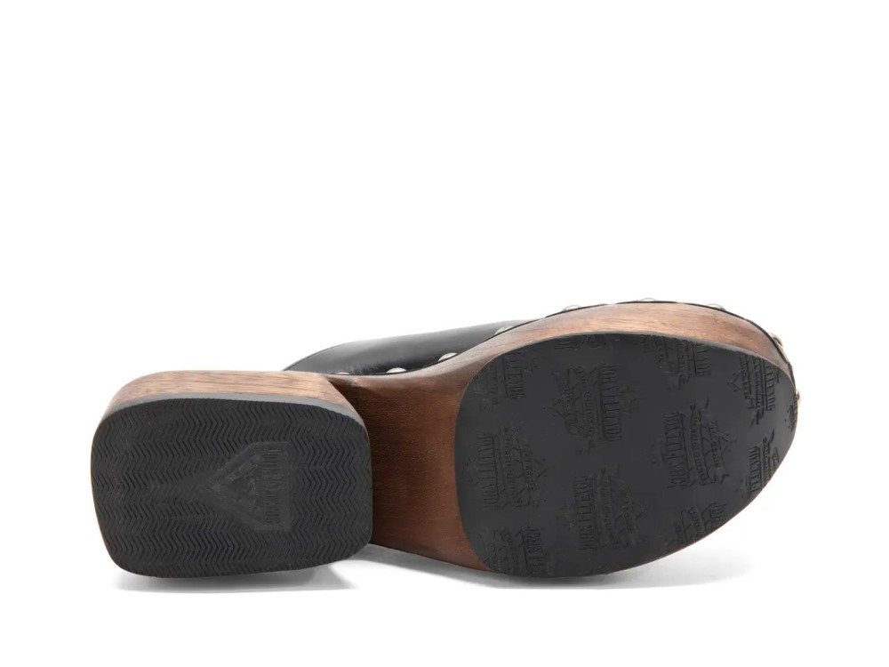 John Fluevog Mule - Black | Platform Clog Mules
