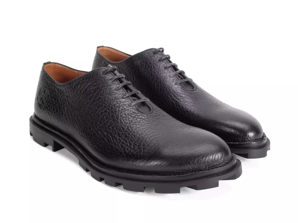 John Fluevog Hunsbury Meadow - Black | Simple Lace-Up Shoes