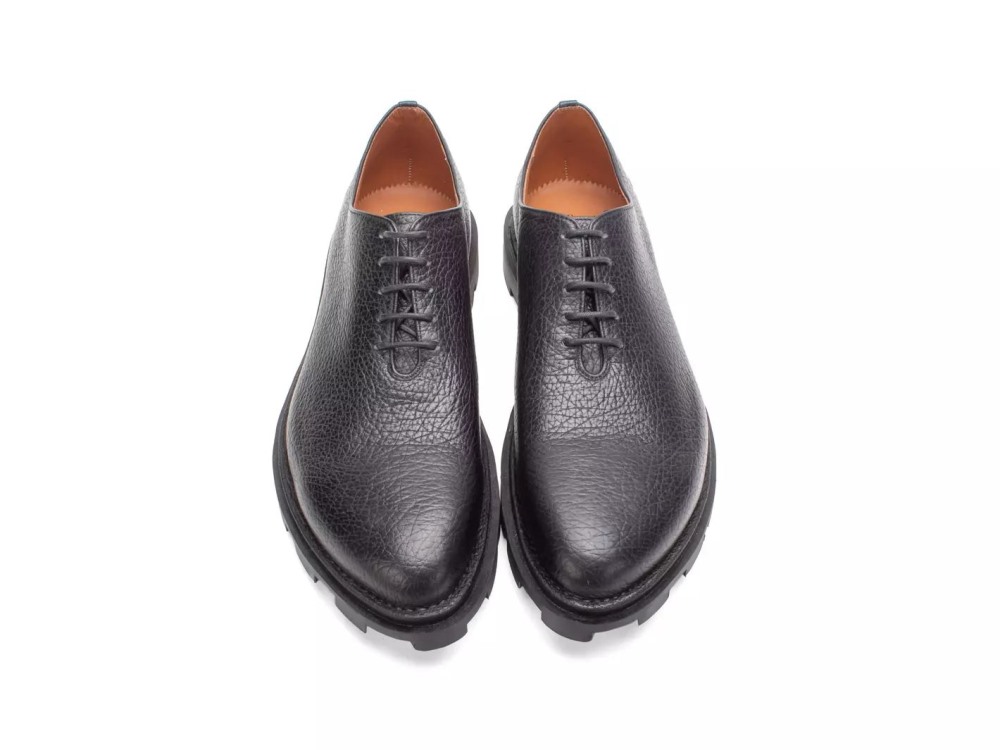 John Fluevog Hunsbury Meadow - Black | Simple Lace-Up Shoes