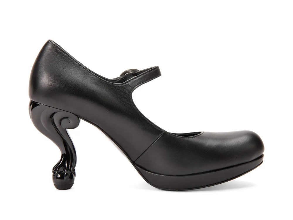 John Fluevog Elizabeth - Black | Mary Jane Heels
