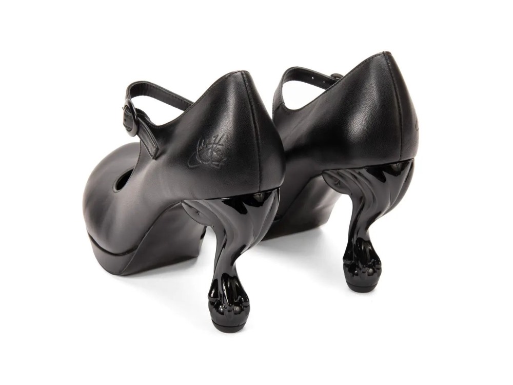 John Fluevog Elizabeth - Black | Mary Jane Heels