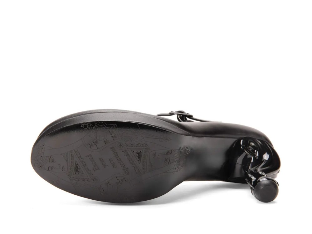 John Fluevog Elizabeth - Black | Mary Jane Heels