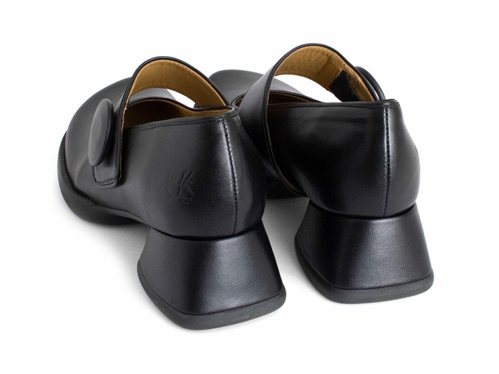 John Fluevog Tippi - Black | Leather Mary Janes