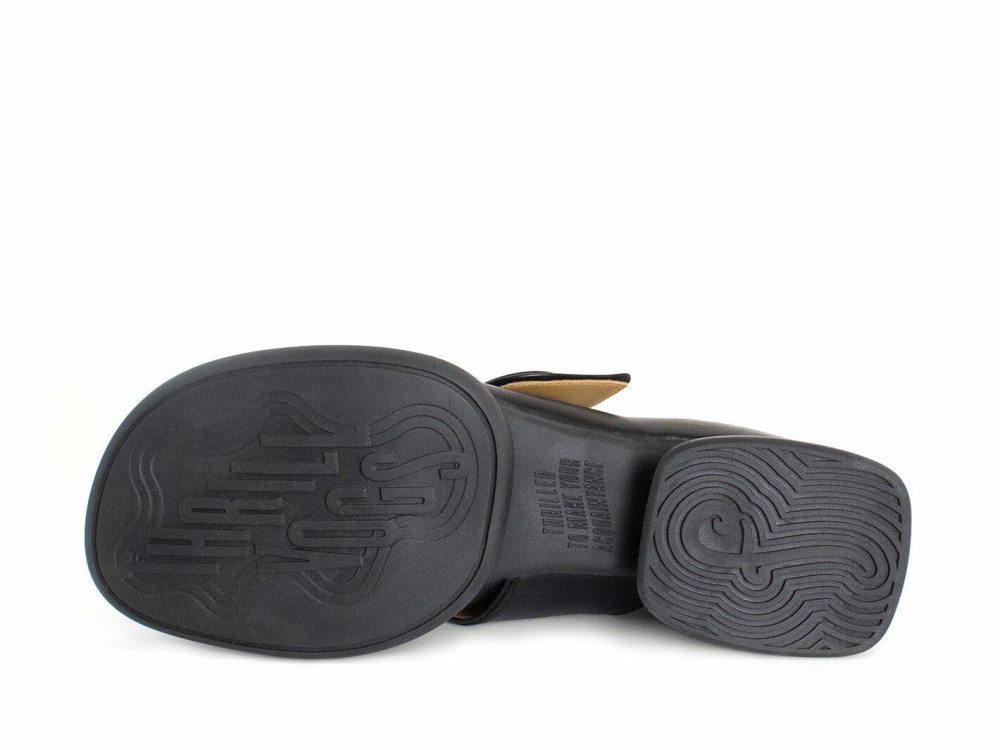 John Fluevog Tippi - Black | Leather Mary Janes