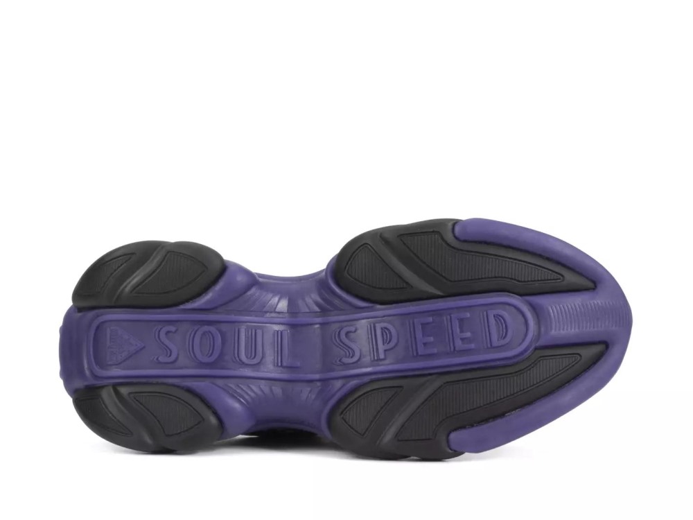 John Fluevog Duesy - Purple/Black | Chunky Sneakers