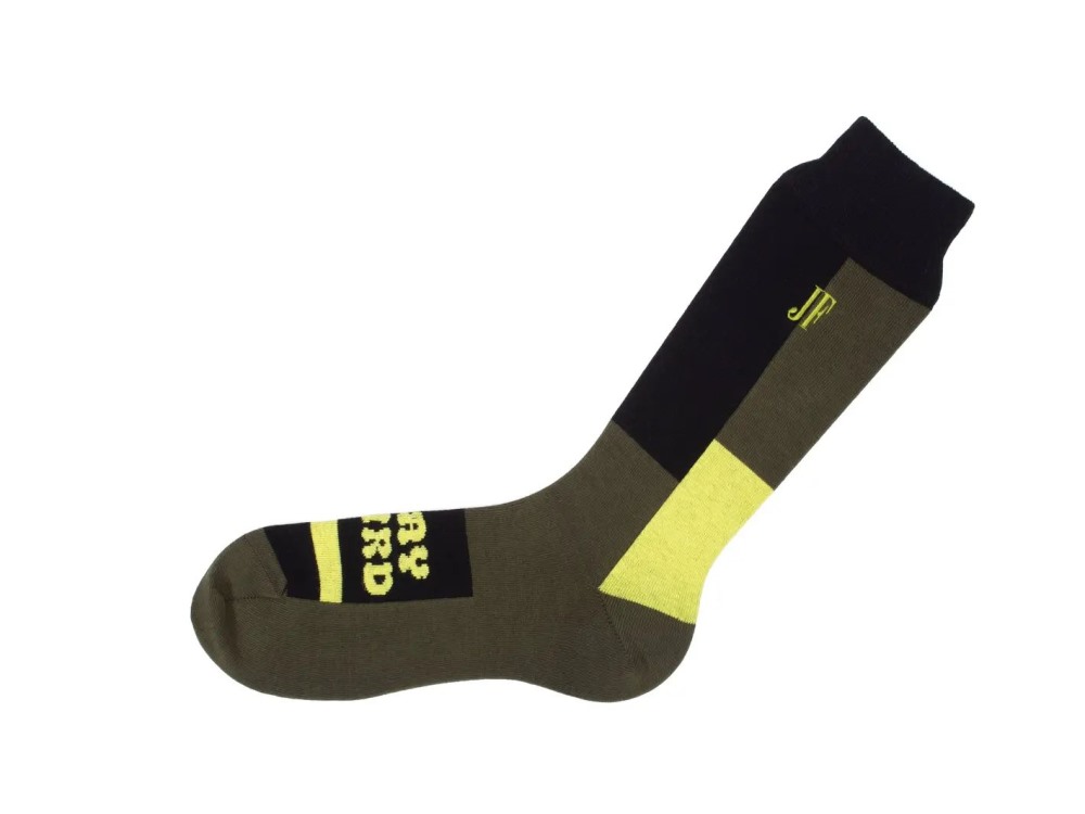 John Fluevog Theo - Green | Fun Colourblocked Socks
