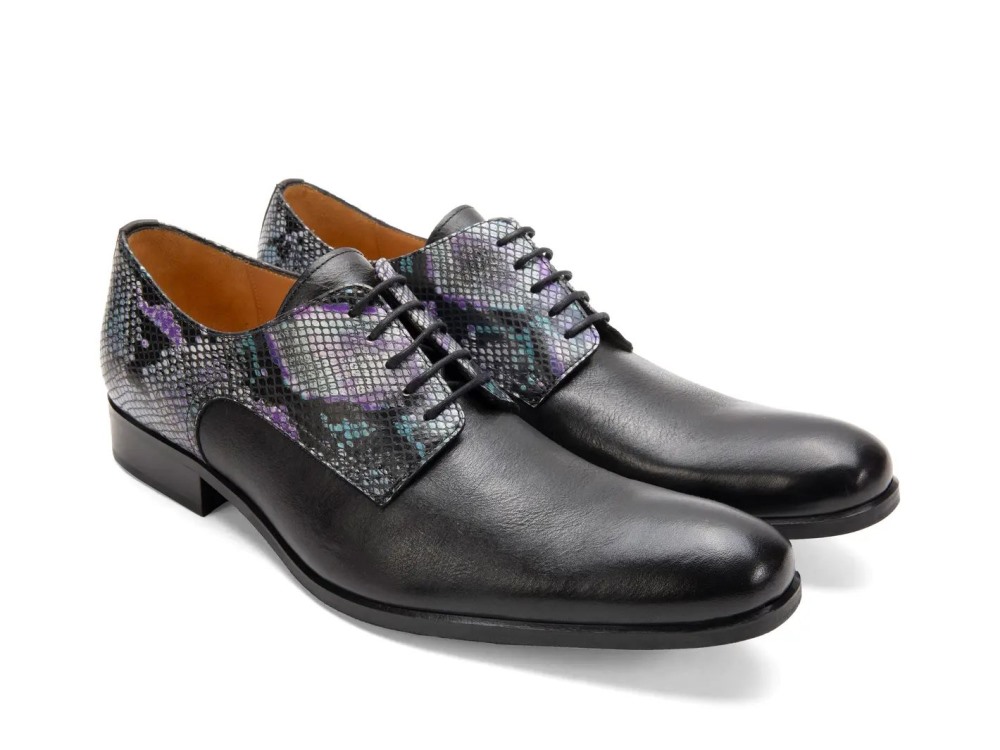 John Fluevog Luciano - Multi Snake | Sleek Derby Shoes
