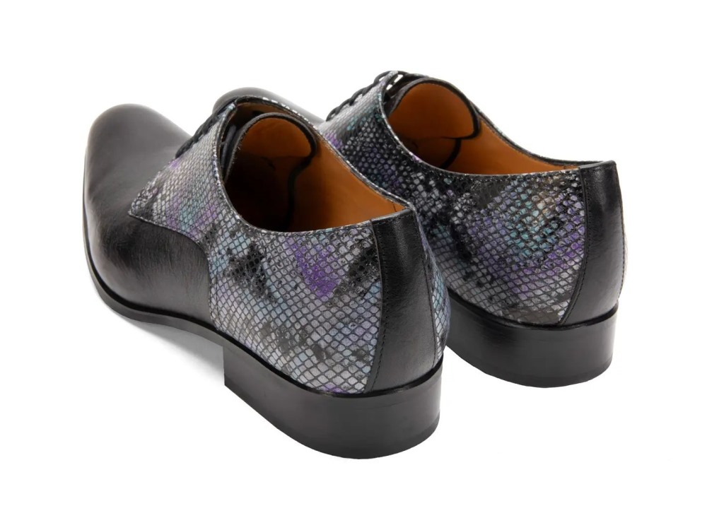 John Fluevog Luciano - Multi Snake | Sleek Derby Shoes
