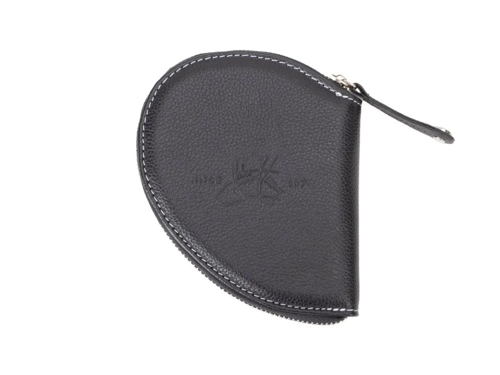 John Fluevog Zazzle - Black | Asymmetrical zip-up wallet