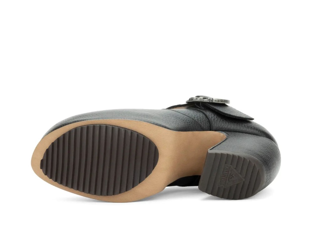 John Fluevog Leader - Black | Platform Mary Jane Heels