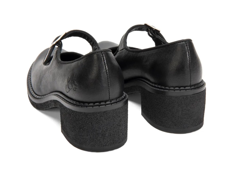 John Fluevog Lazybone - Black | Cute Mary Jane Heels