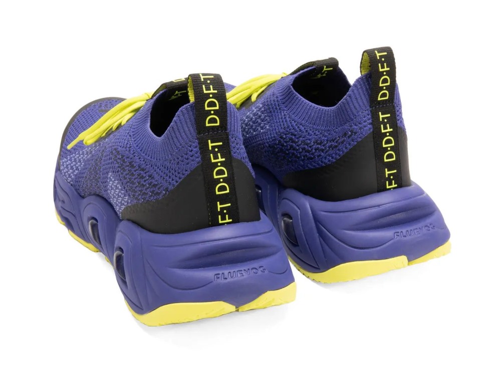 John Fluevog Velocity Prism - Purple | Breathable Knit Sneakers