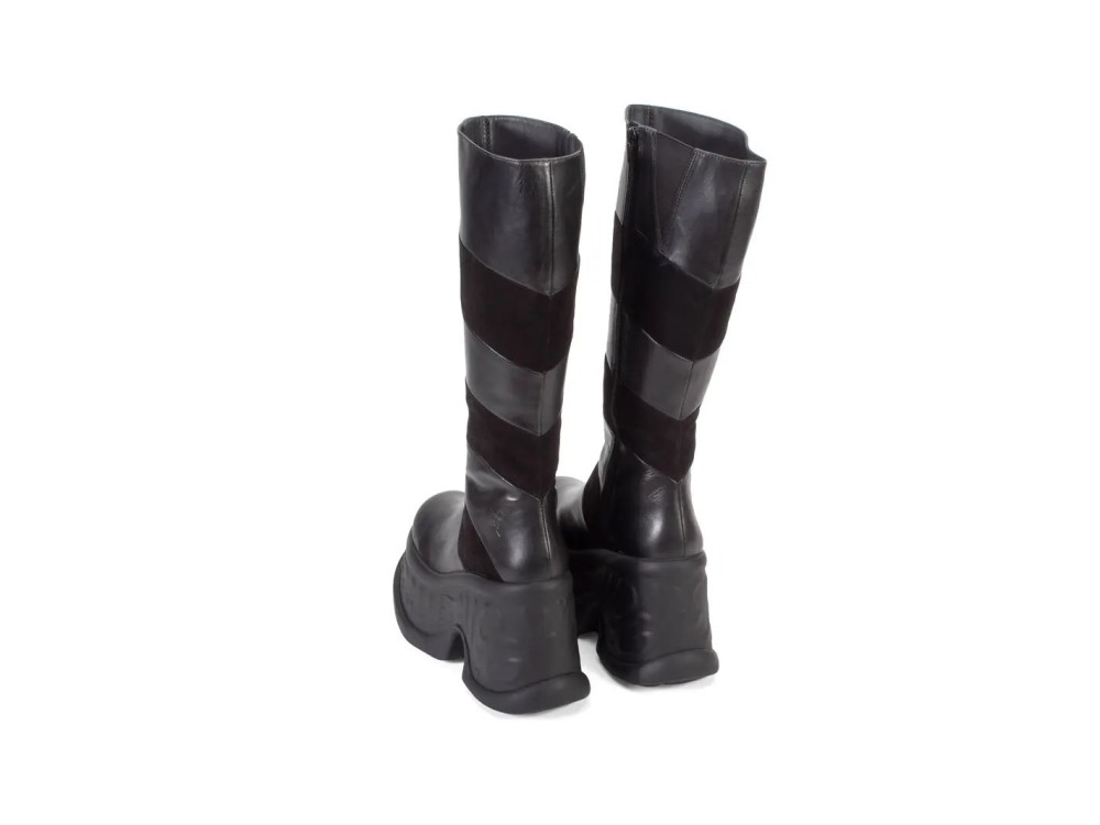 John Fluevog Paloma - Black | Knee-High Platform Boots