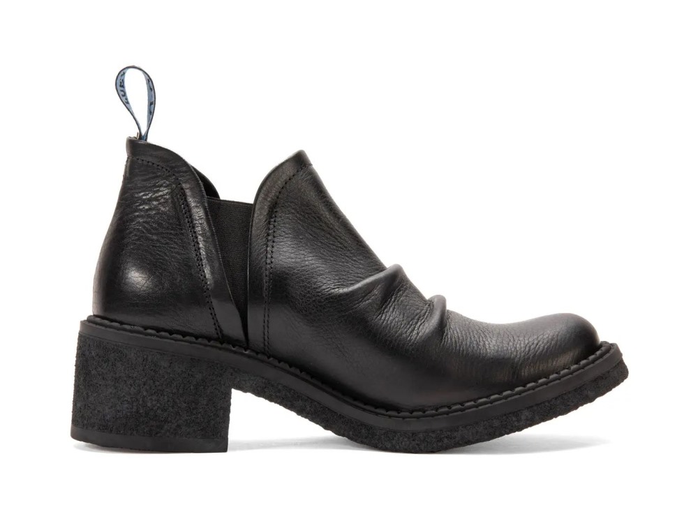 John Fluevog Roamer - Black | Slip-On Ankle Boots