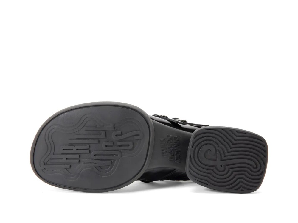 John Fluevog Amber - Black | Double-Strap Mary Janes