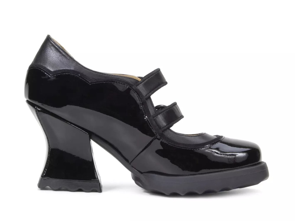 John Fluevog Parada - Black | Double-Strap Mary Janes