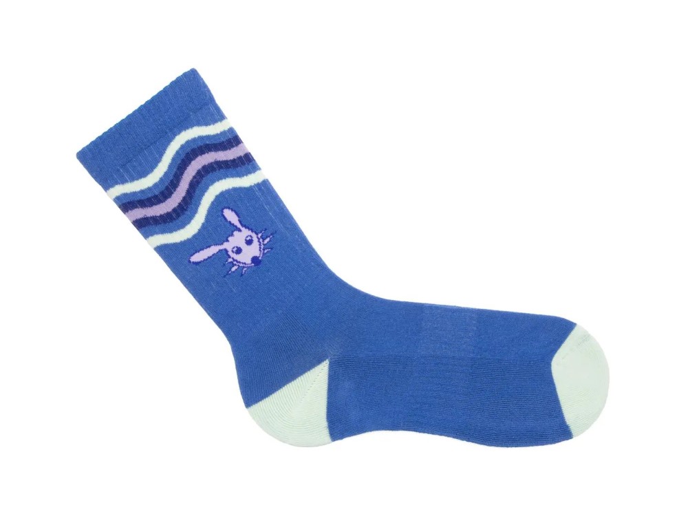John Fluevog Charlie - Light Blue/Sage | Freddy Varsity Socks