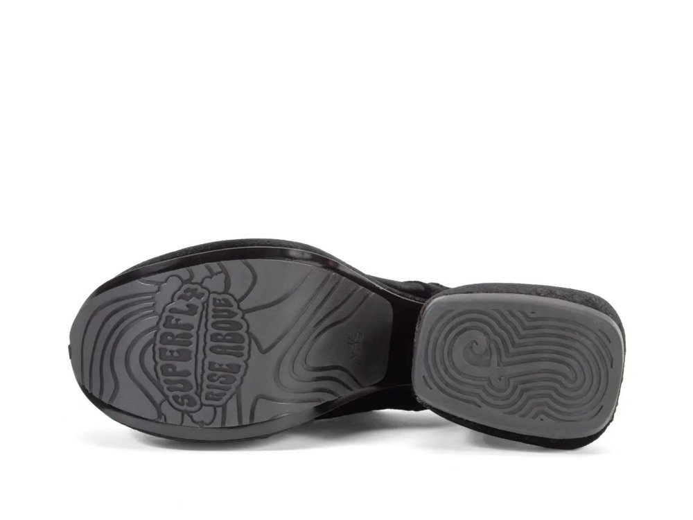 John Fluevog Nifty - Black Vegan | Lace-Up Platform Heels