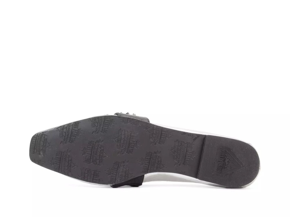 John Fluevog Misty - Silver | Slip-On Mary Jane Flats