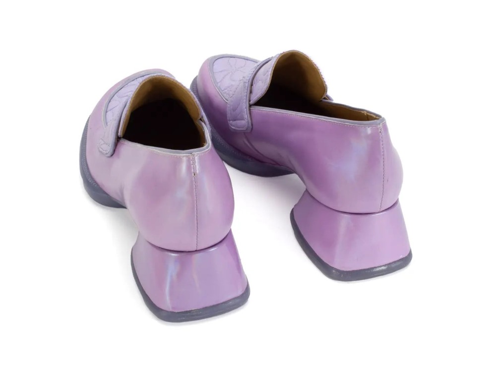 John Fluevog Shelly - Purple | Loafers with Heel