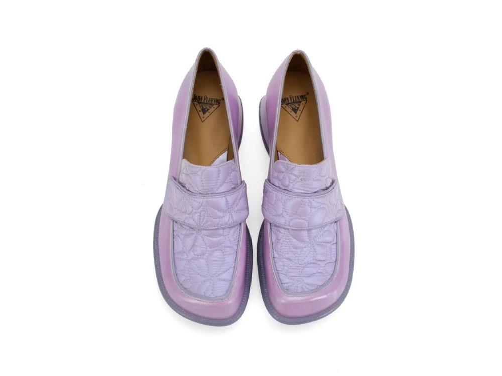 John Fluevog Shelly - Purple | Loafers with Heel