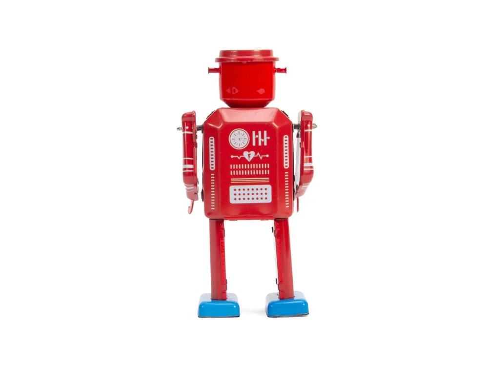 John Fluevog The Vogbot - Red | Collectible wind-up robot