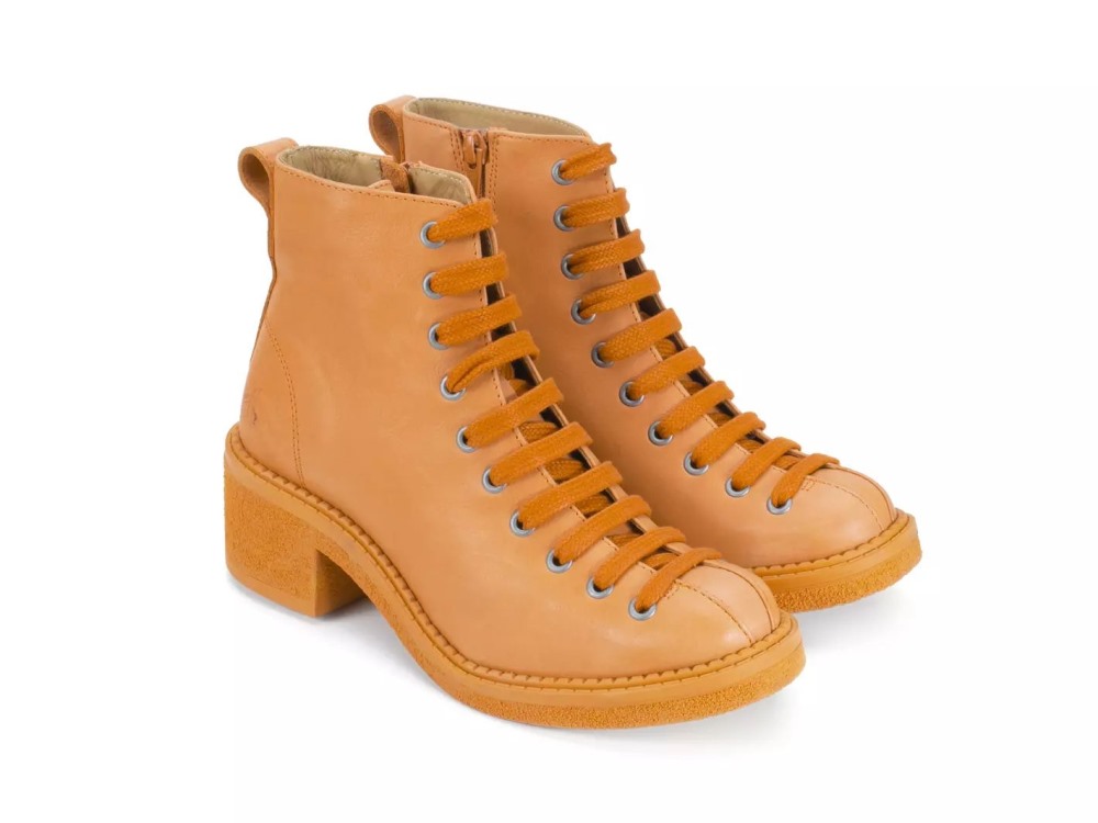 John Fluevog Wanderer - Orange | Lace-Up Ankle Boots